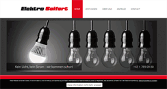 Desktop Screenshot of elektro-seifert.at