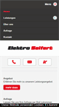 Mobile Screenshot of elektro-seifert.at